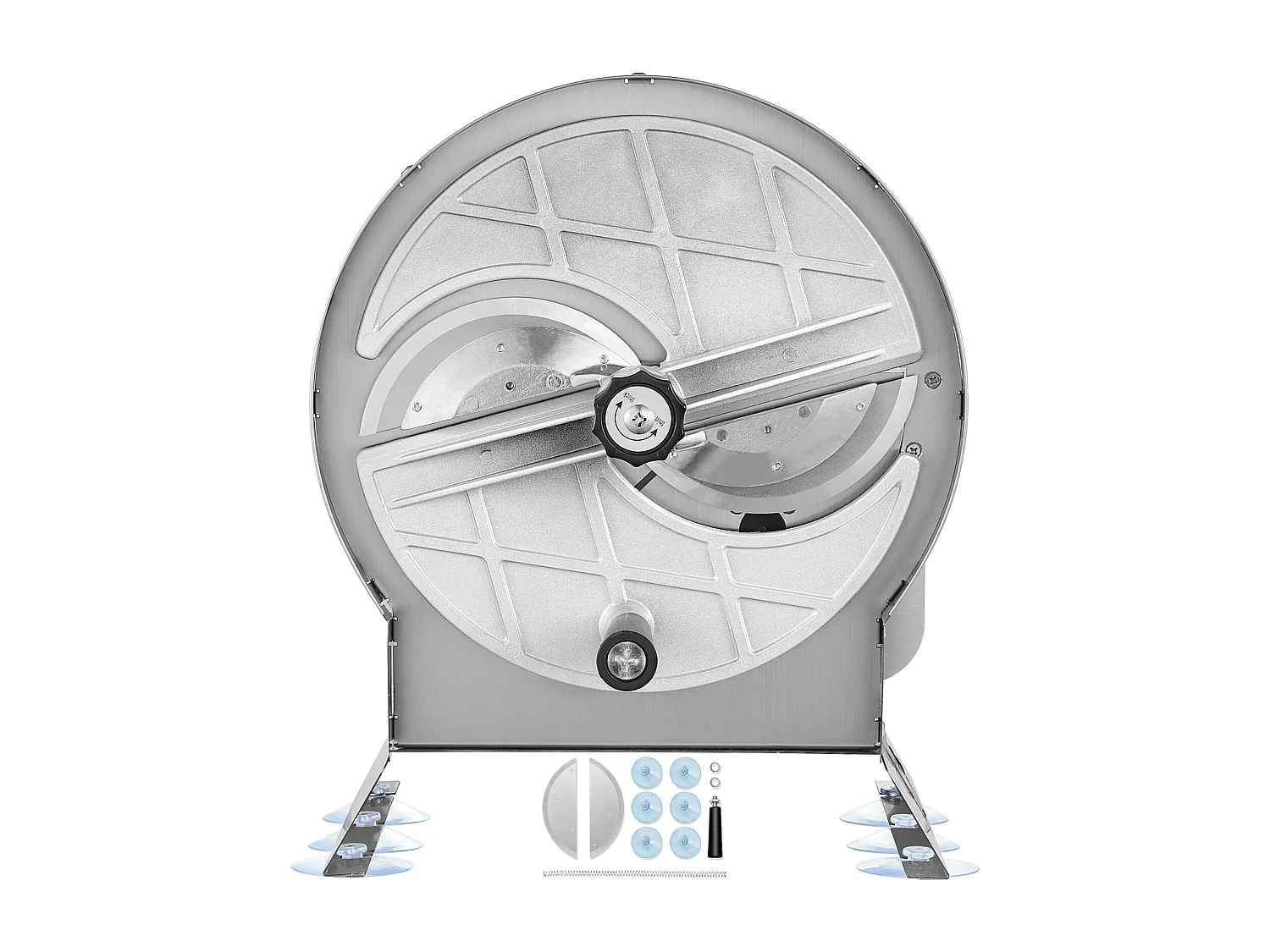 Trancheuse Manuelle SucceBuy Trancheuse Manuelle de Légumes et de Fruits, épaisseur de 0 à 1.27cm, Trancheuse Alimentaire Réglable
