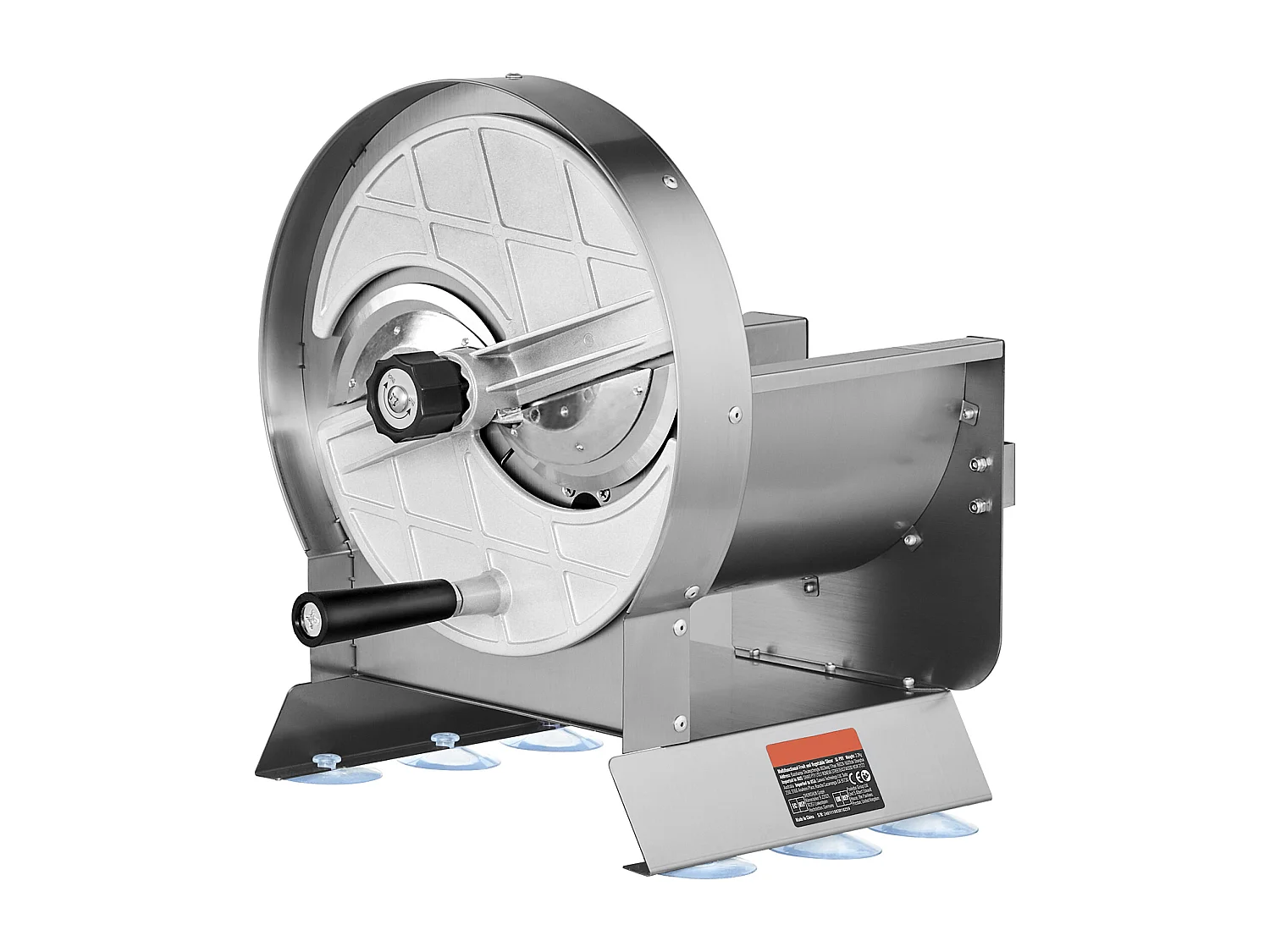 Trancheuse Manuelle SucceBuy Trancheuse Manuelle de Légumes et de Fruits, épaisseur de 0 à 1.27cm, Trancheuse Alimentaire Réglable