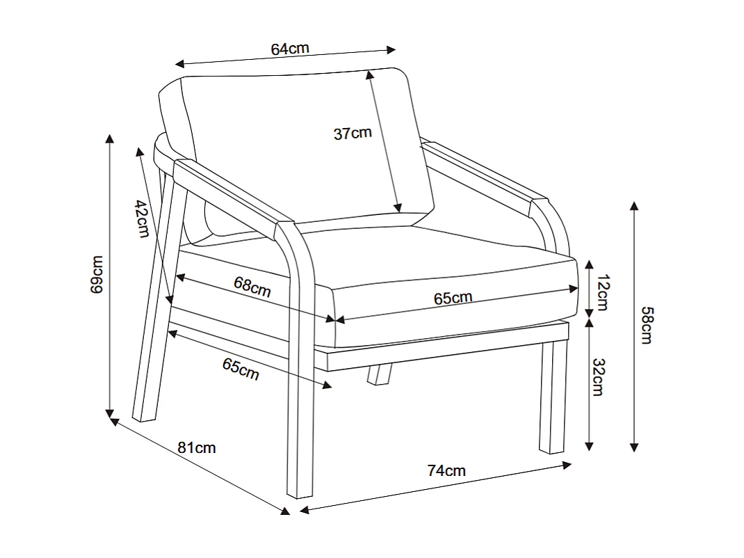 Salon de jardin en aluminium et corde : canapé 3 places, 2 fauteuils et une table basse – Blanc avec coussins beiges – LUREYA de MYLIA