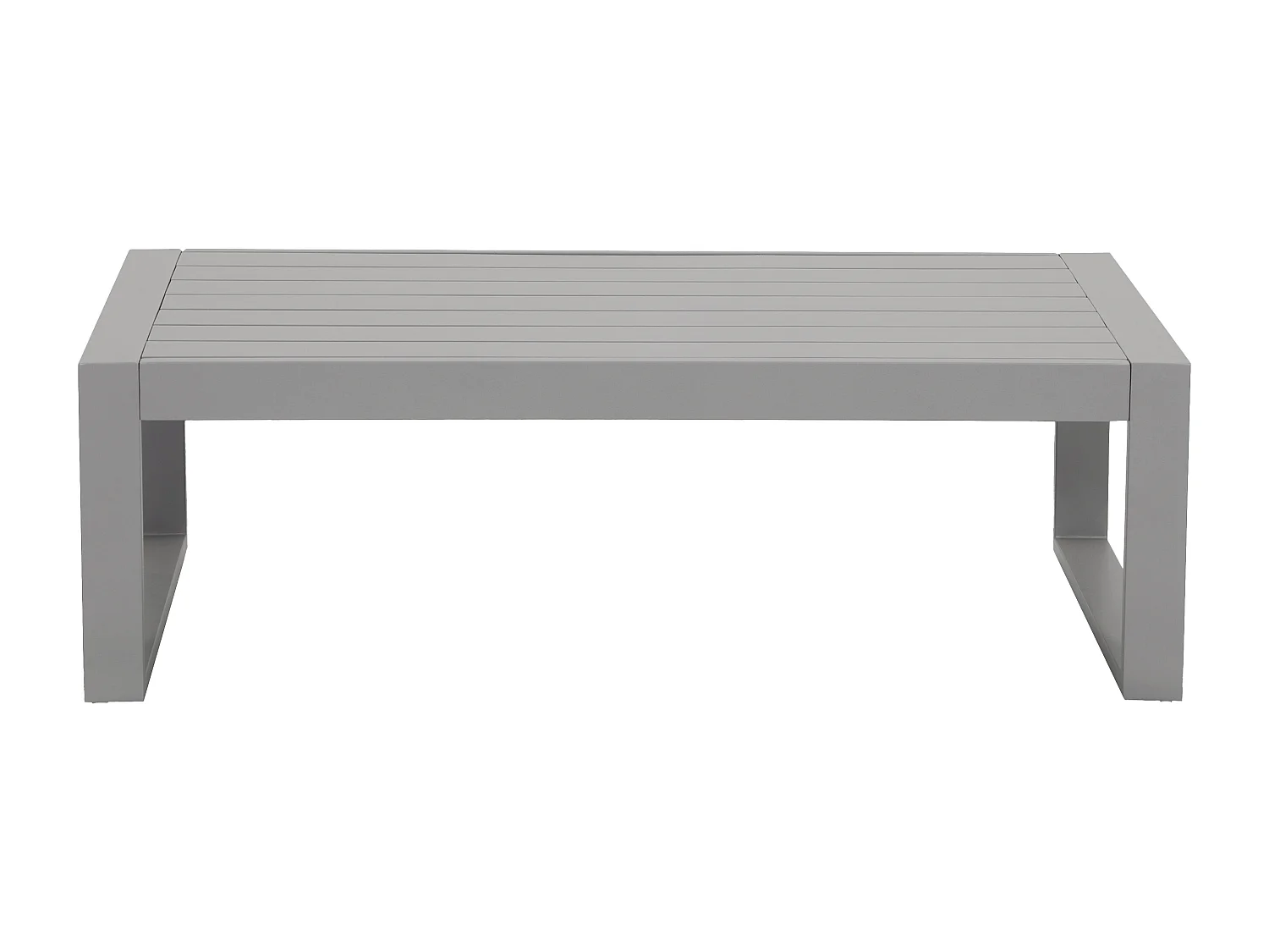 Mesa de centro de jardim em alumínio - Taupe - MOLOKAI da MYLIA