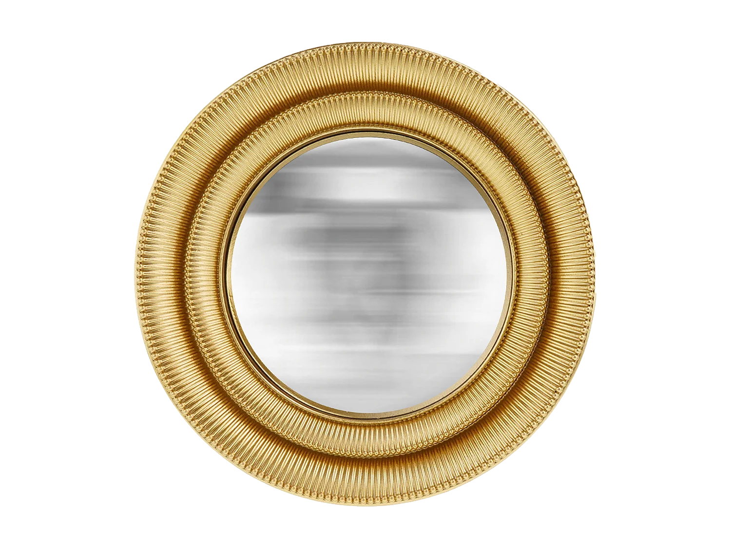 Miroir convexe doré 18.7cm
