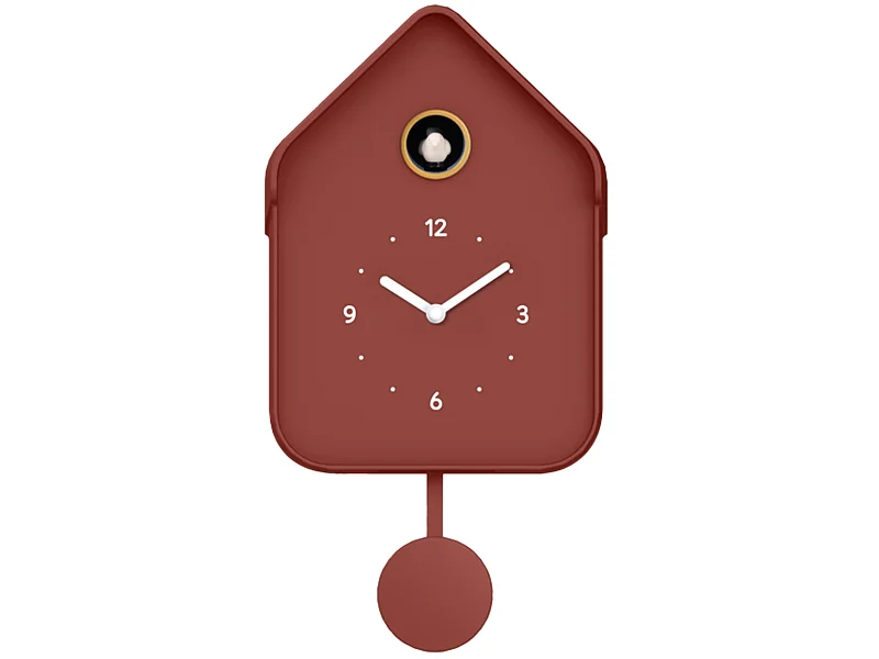 Horloge coucou terracotta 20.6x39cm