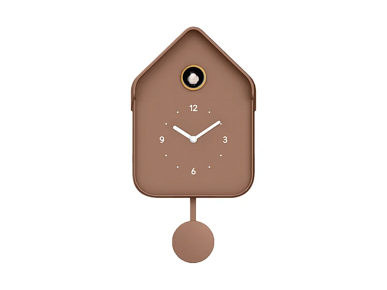 Horloge coucou café au lait 20.6x39cm
