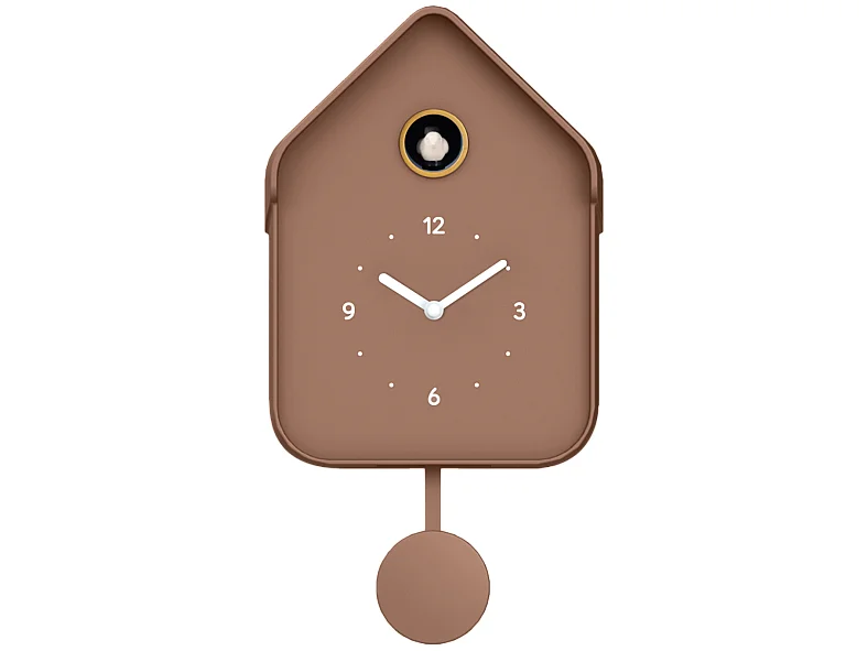 Horloge coucou café au lait 20.6x39cm