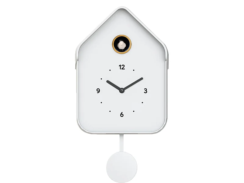 Horloge coucou blanc 20.6x39cm