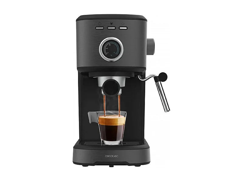 Cecotec Cafetera express Power Espresso 20 Pecan Steel