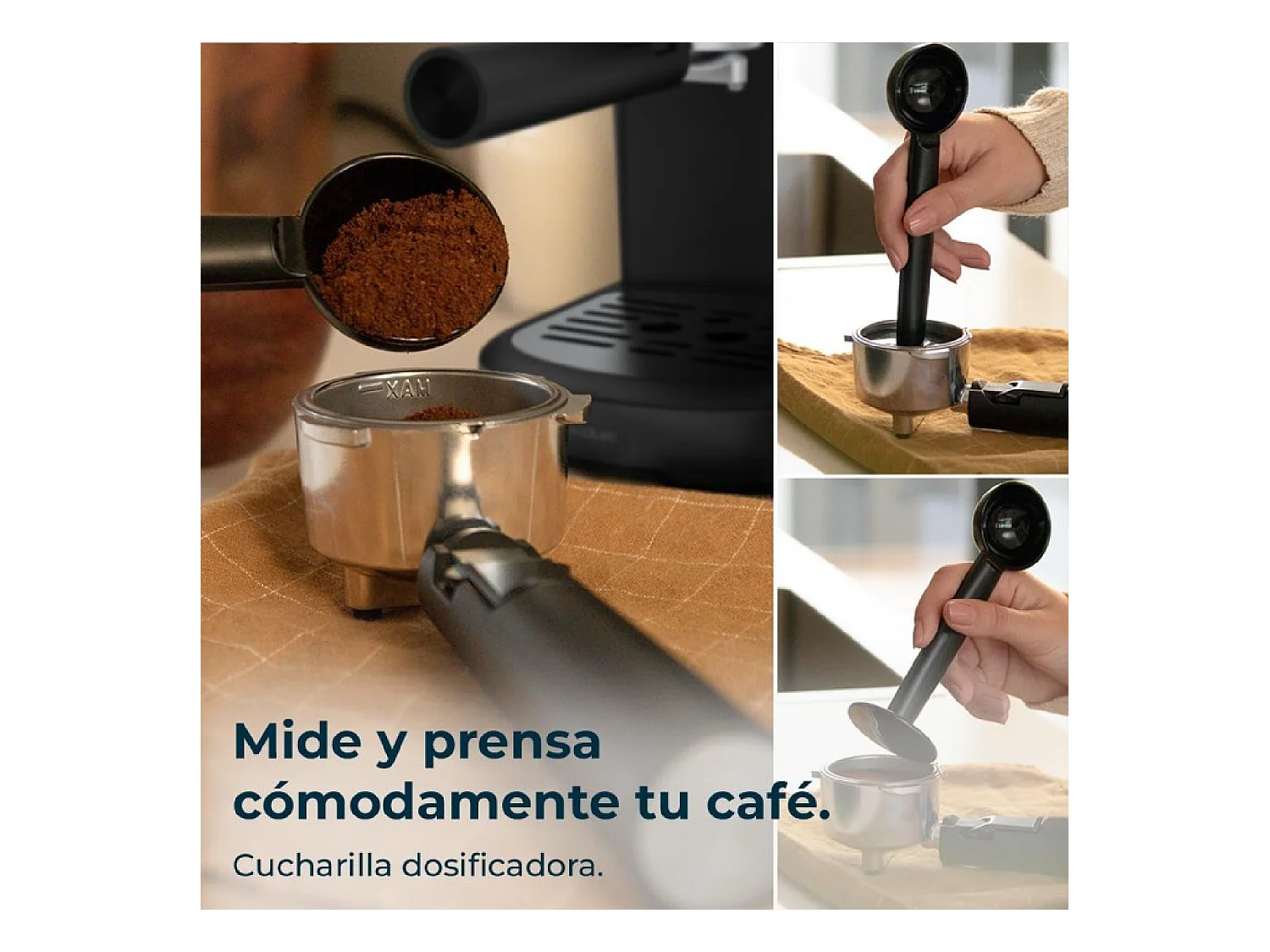 Cecotec Machine à café express Power Espresso 20 Pecan Steel