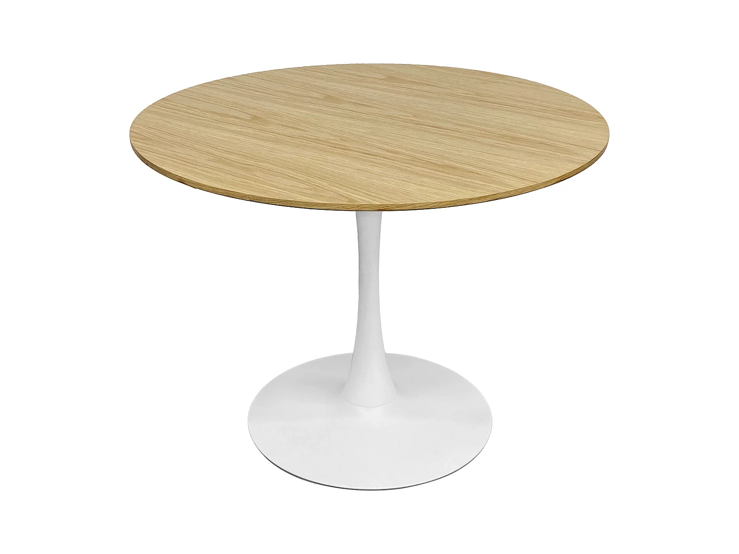 Table à manger ronde 4 personnes D100 cm bois