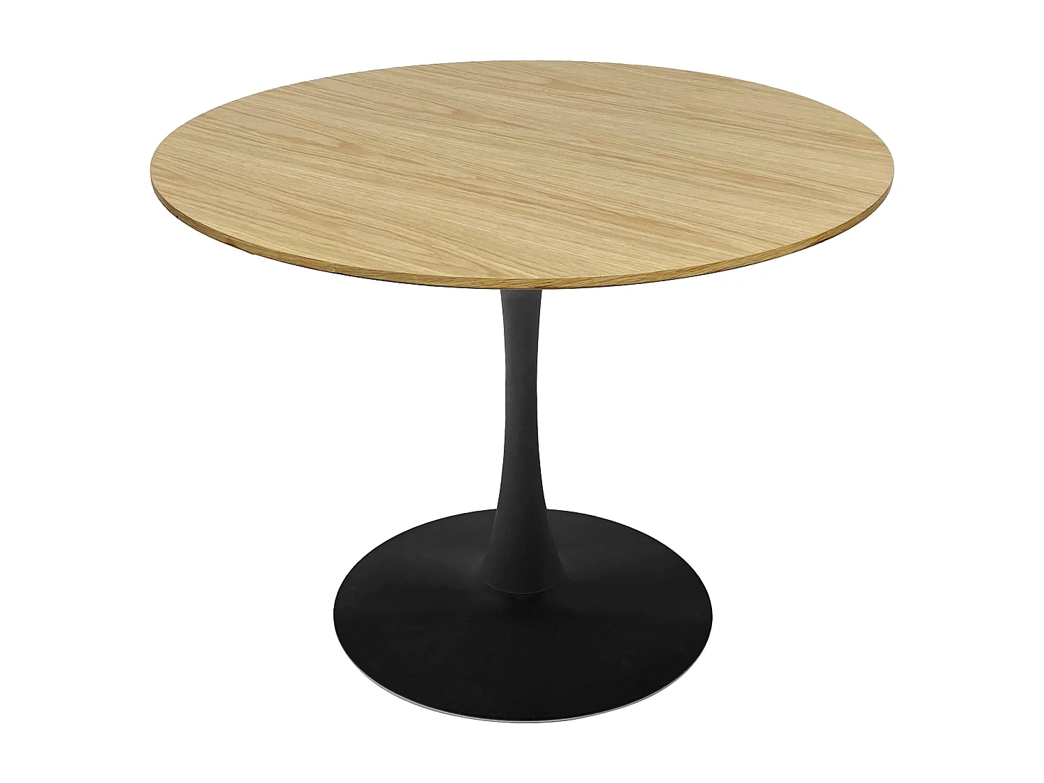 Ronde eettafel voor 4 personen, D100 cm, licht hout