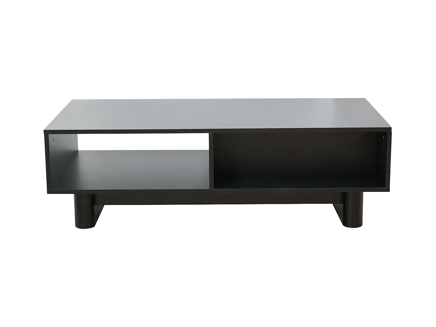 Table basse rectangulaire L120 cm noir