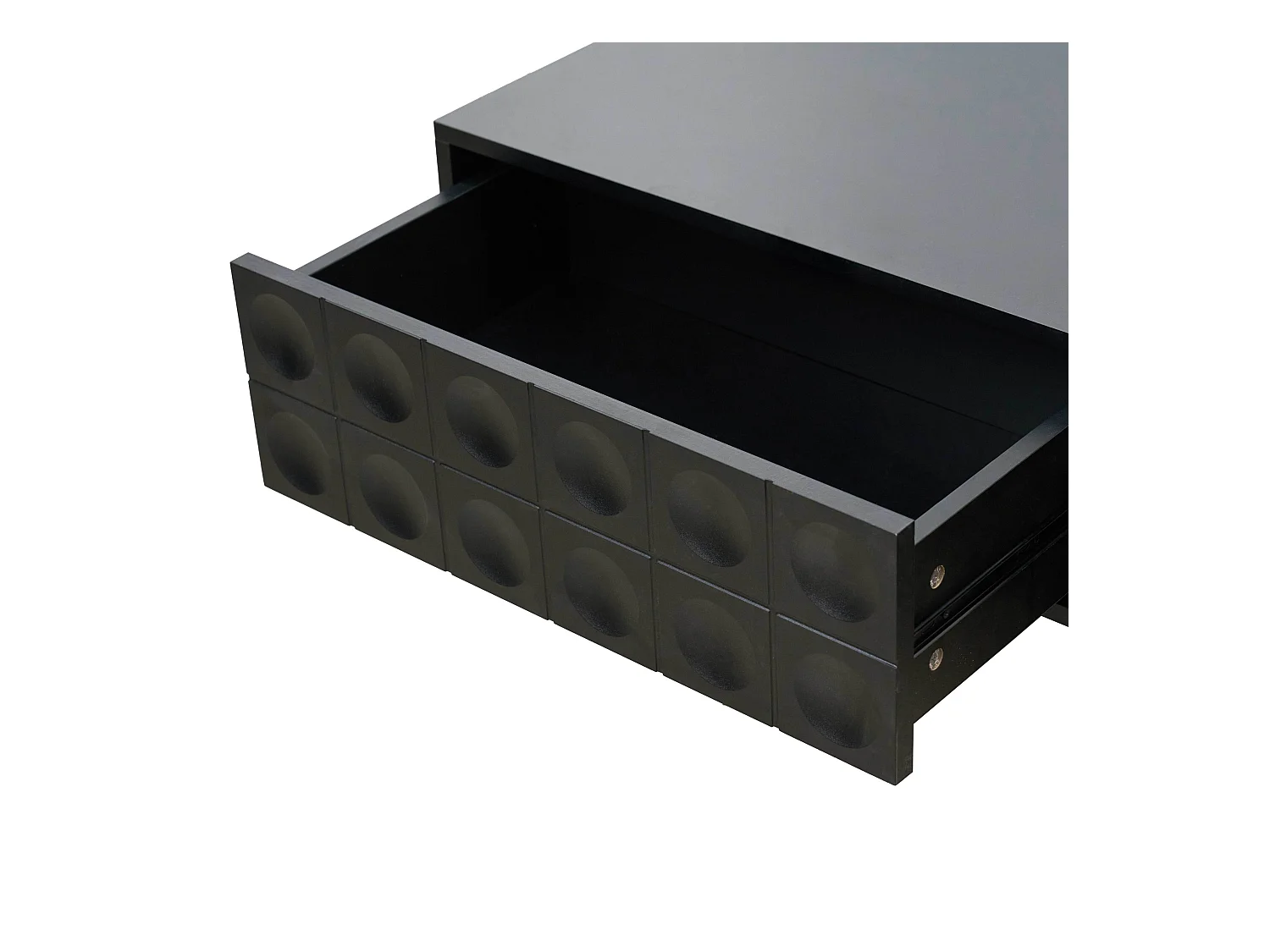 Table basse rectangulaire L120 cm noir