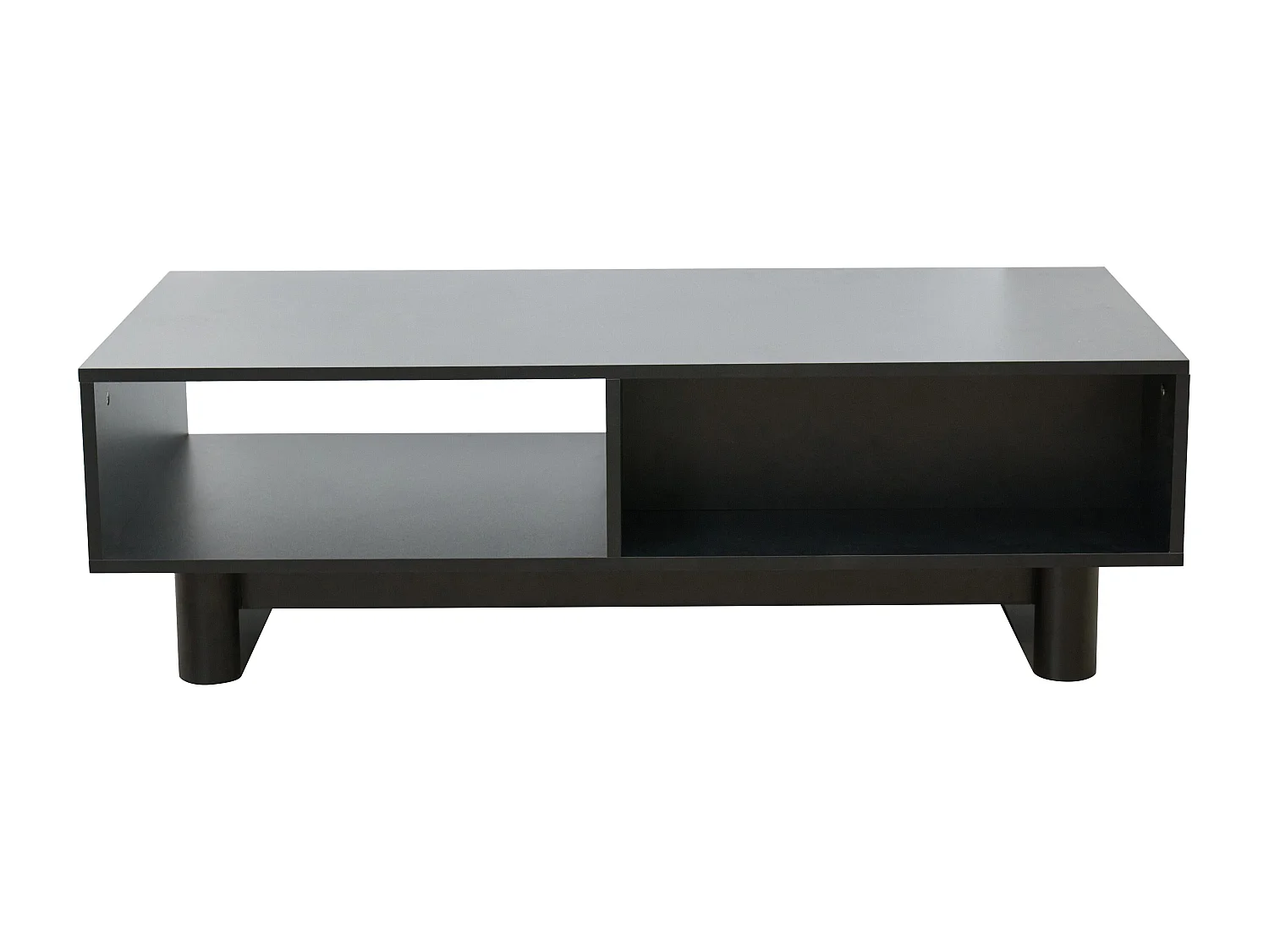 Table basse rectangulaire L120 cm noir