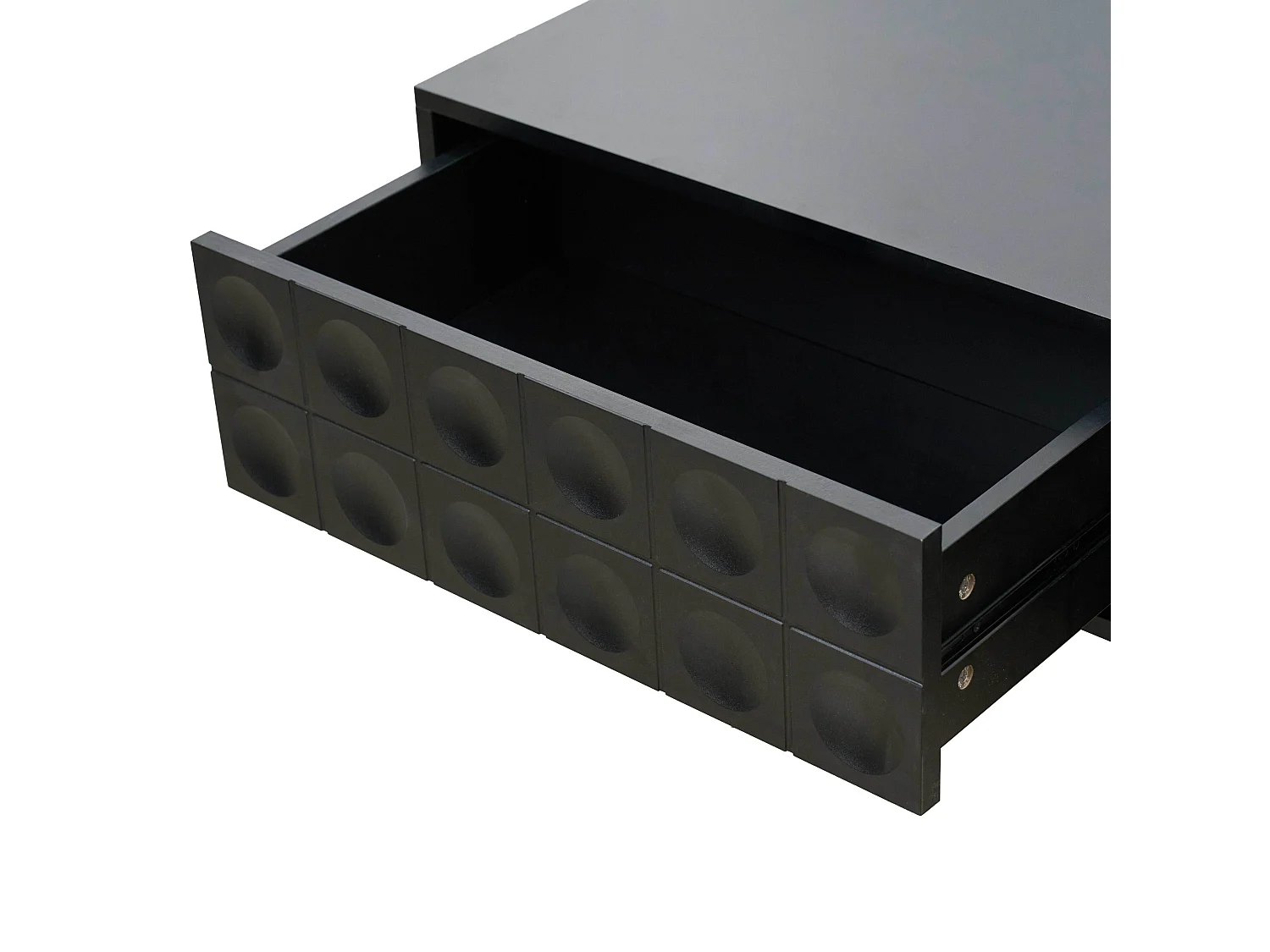 Table basse rectangulaire L120 cm noir