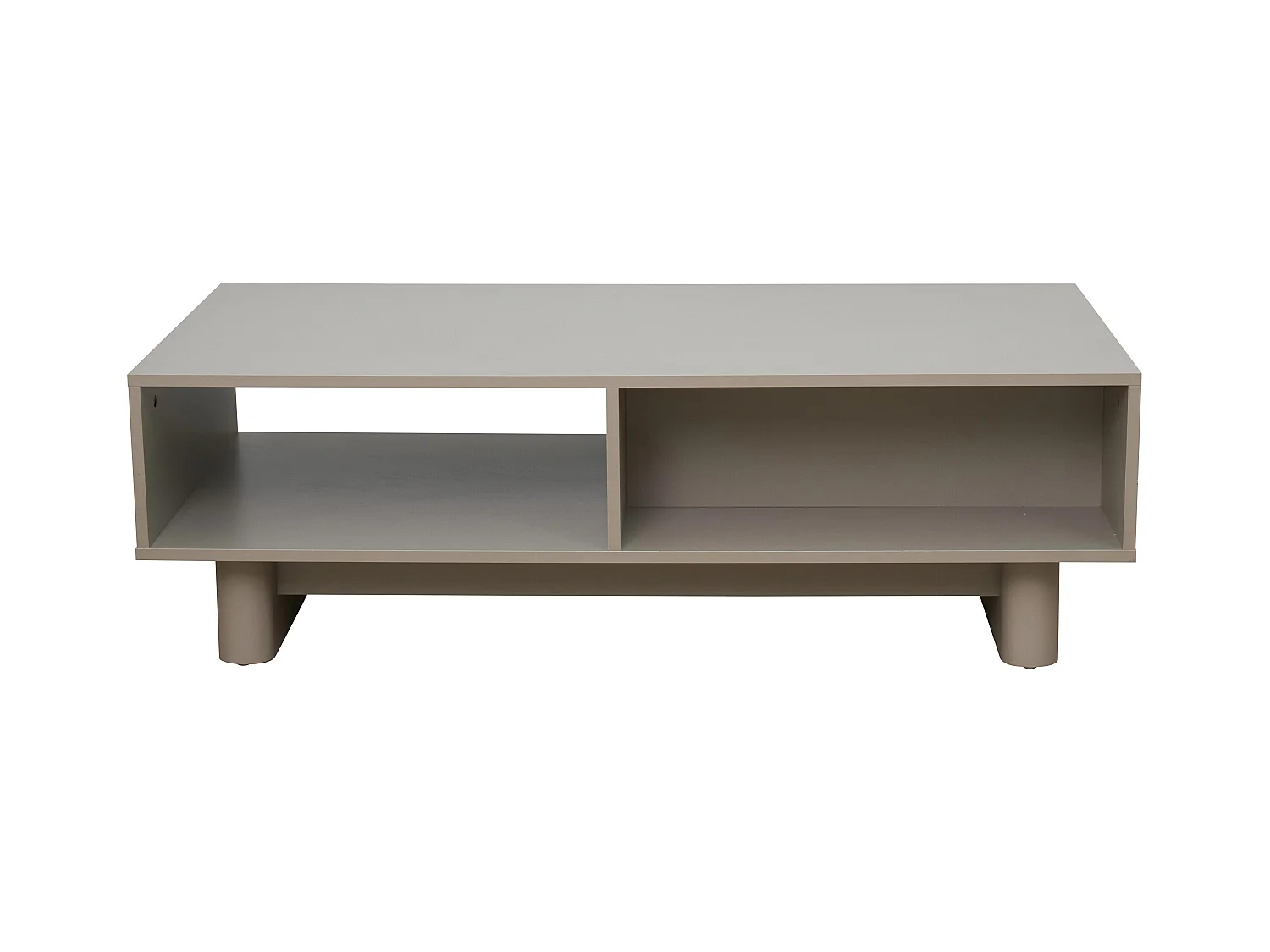 Table basse rectangulaire L120 cm beige