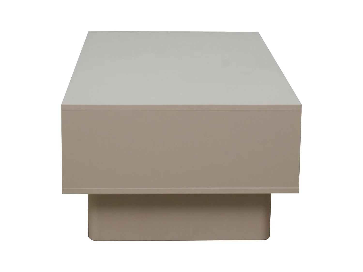 Table basse rectangulaire L120 cm beige