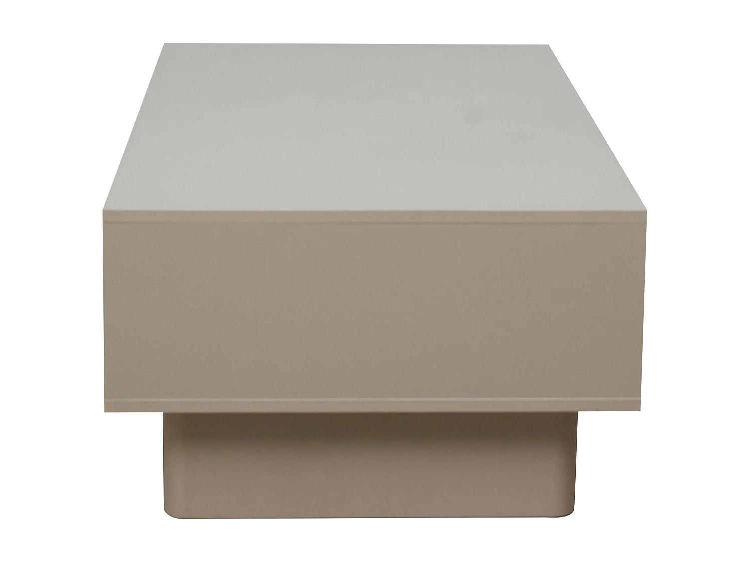 Table basse rectangulaire L120 cm beige