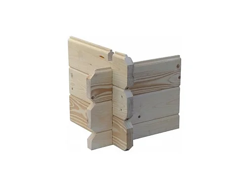 Abri de jardin en bois - 21.42m2 - 5.1x4.2m - Ep. 34mm - Couleur: naturel - DOM746 - ALTANKA