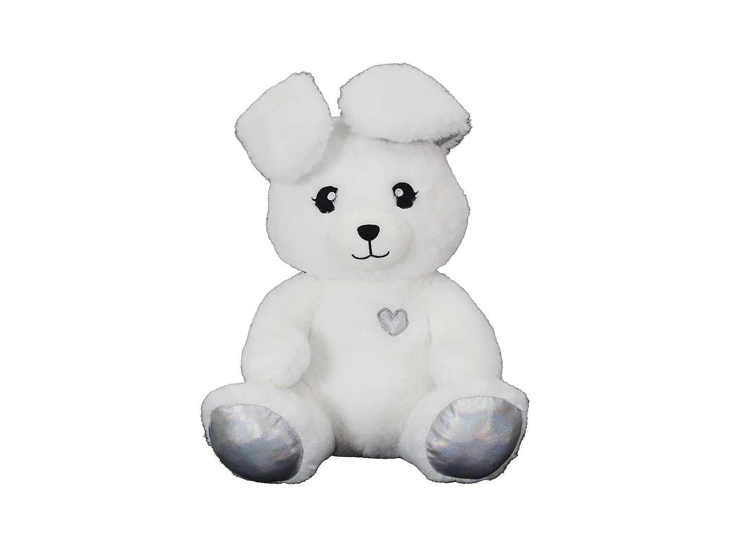 Peluche lapin animée kawaii en polyester (H30 cm)