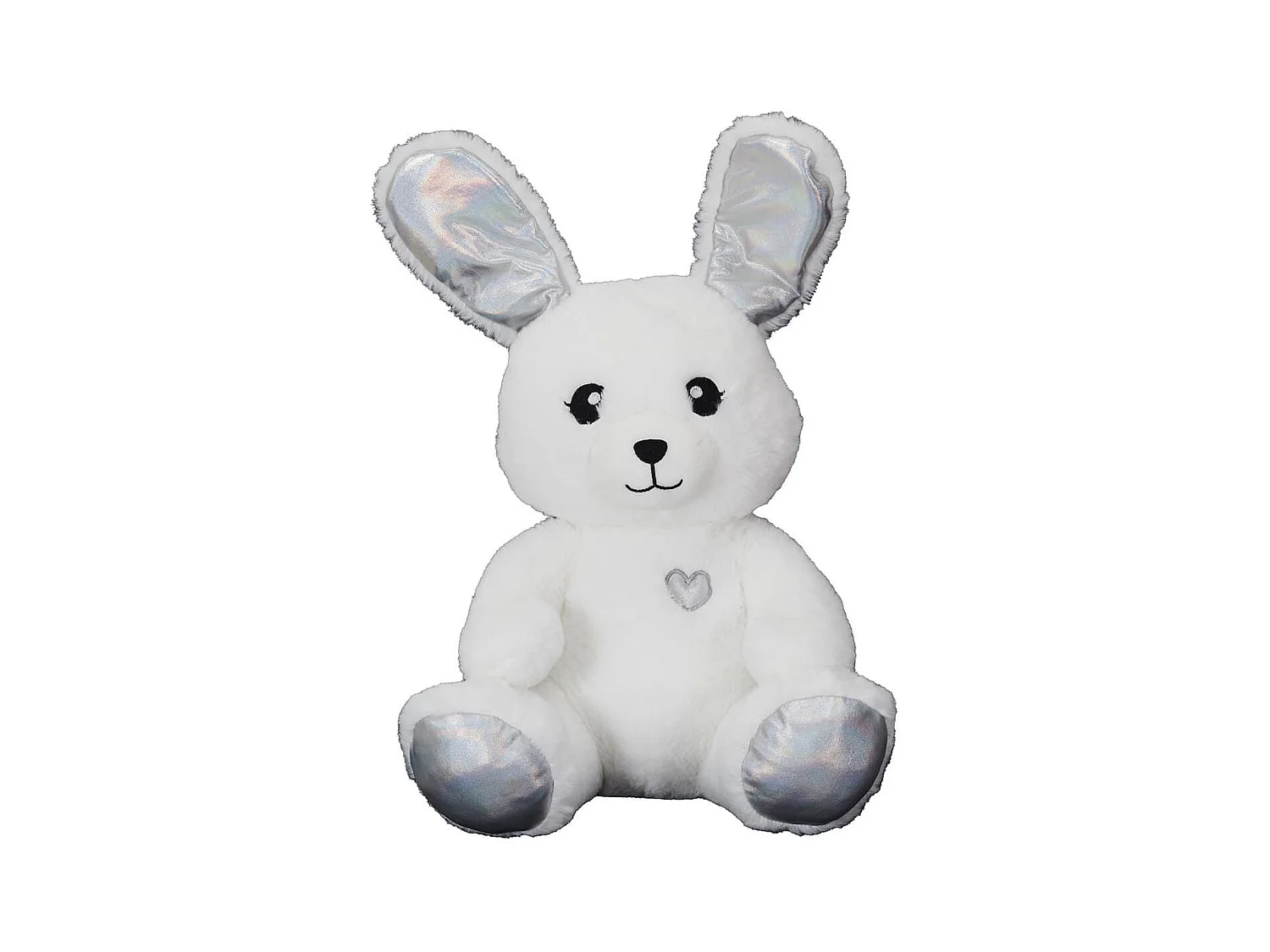 Peluche lapin animée kawaii en polyester (H30 cm)
