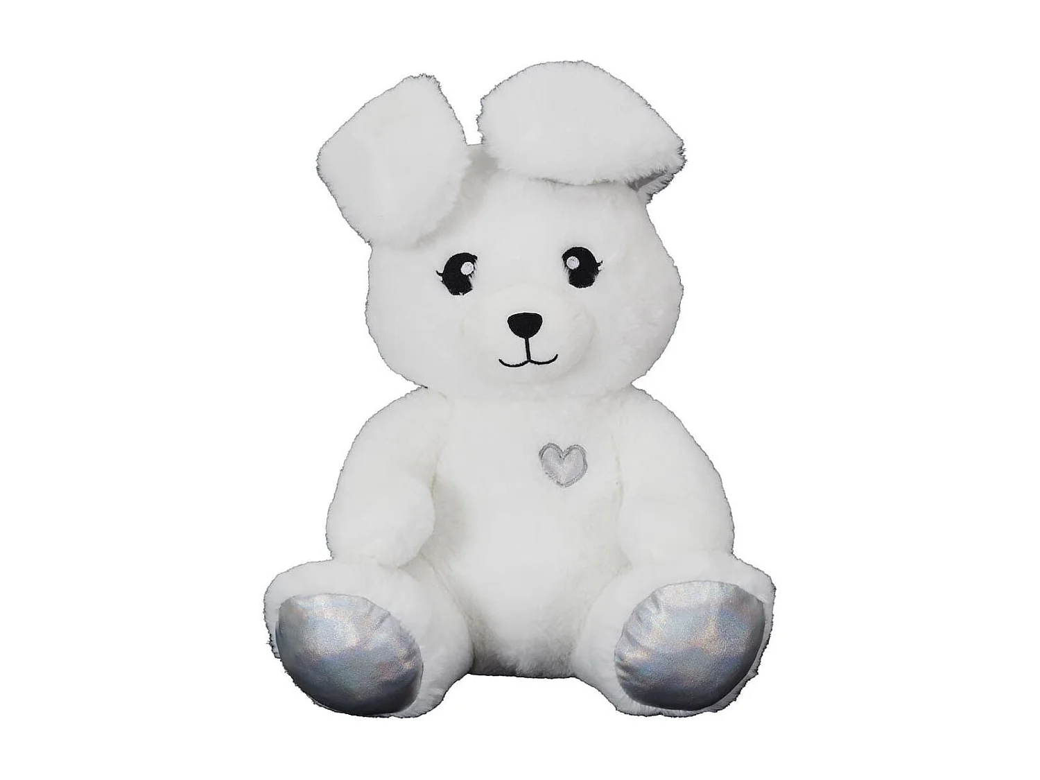 Peluche lapin animée kawaii en polyester (H30 cm)