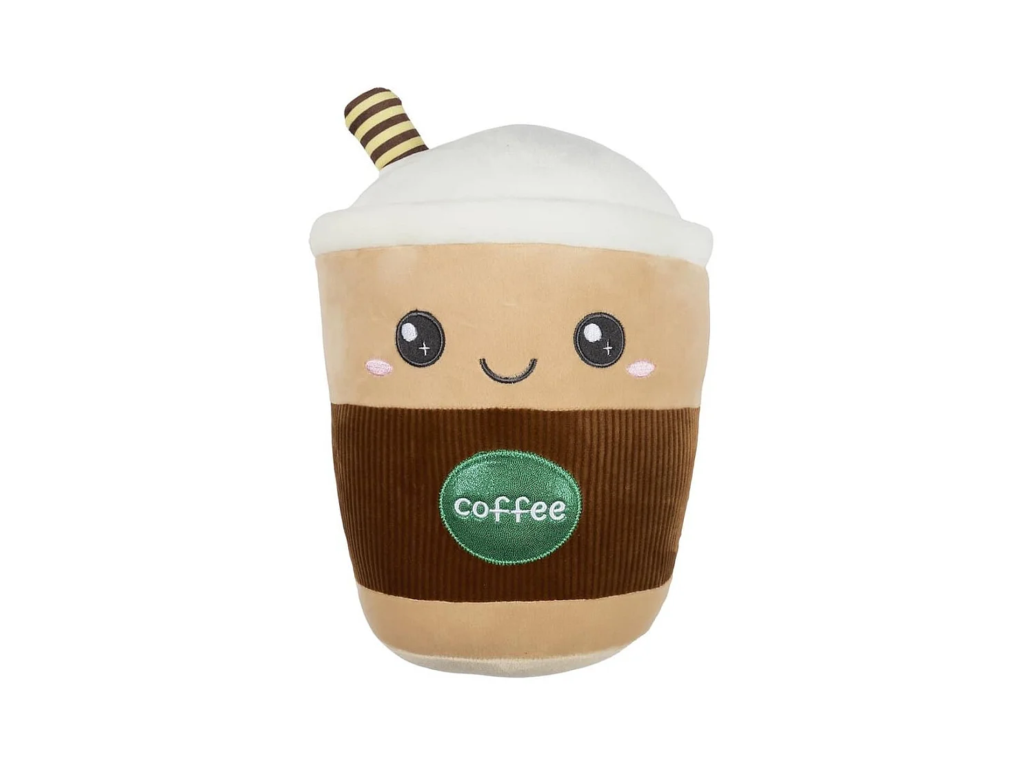 Peluche capuccino kawaii en polyester (H29 cm)