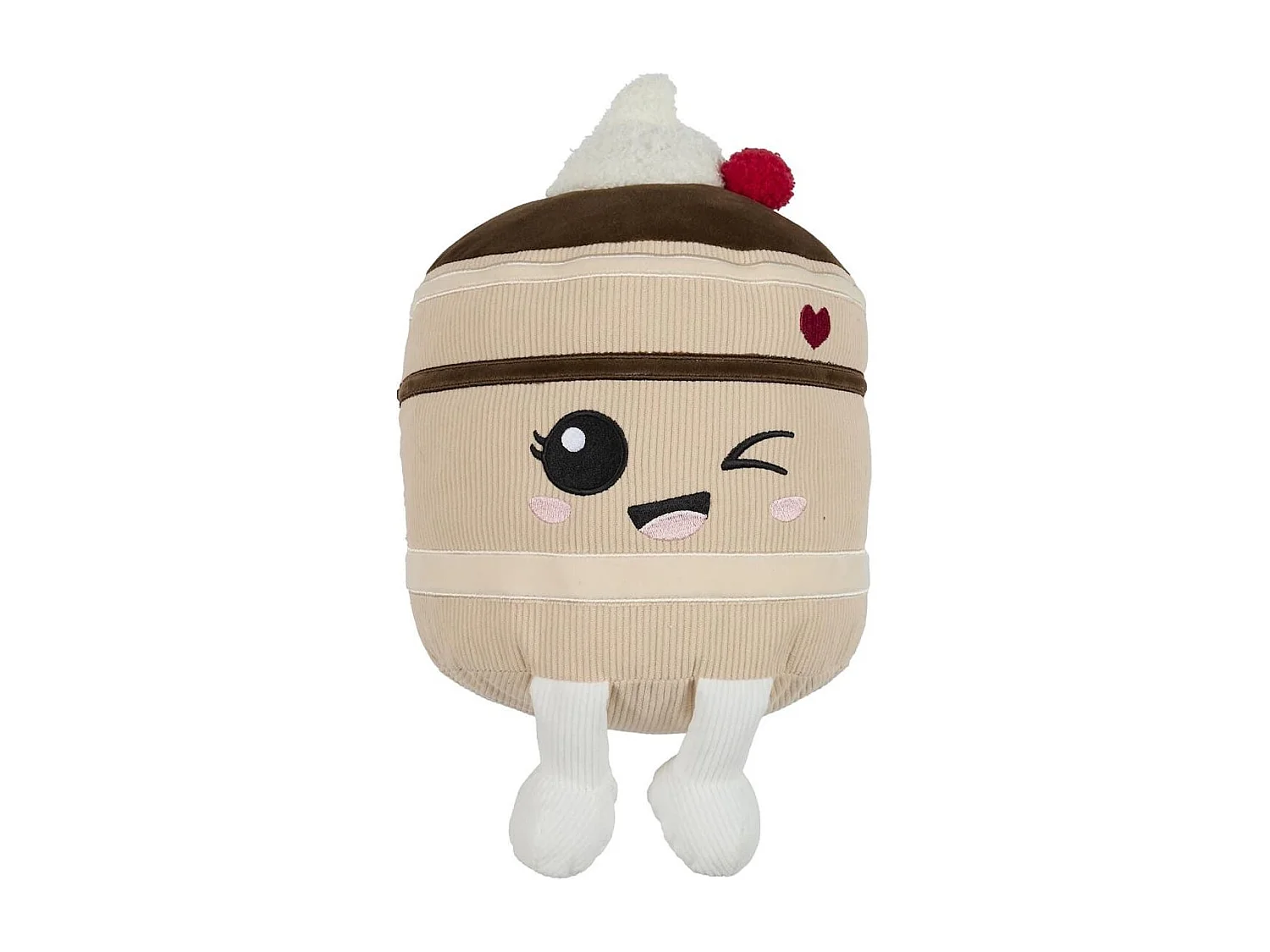 Peluche gateau choco kawaii en polyester (H30 cm)