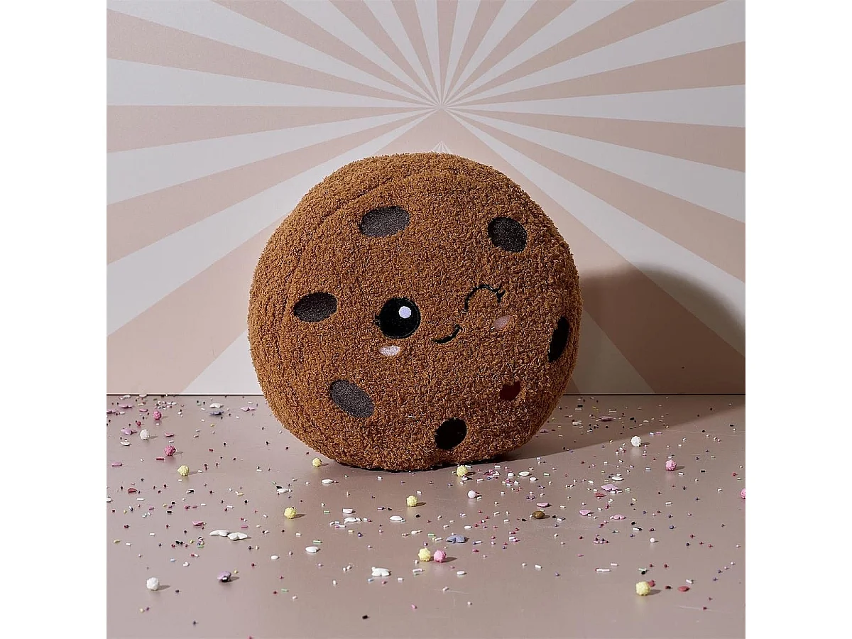 Peluche cookie kawaii en polyester (H27 cm)