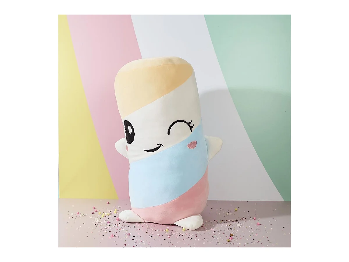 Peluche chamallow kawaii en polyester (H60 cm)