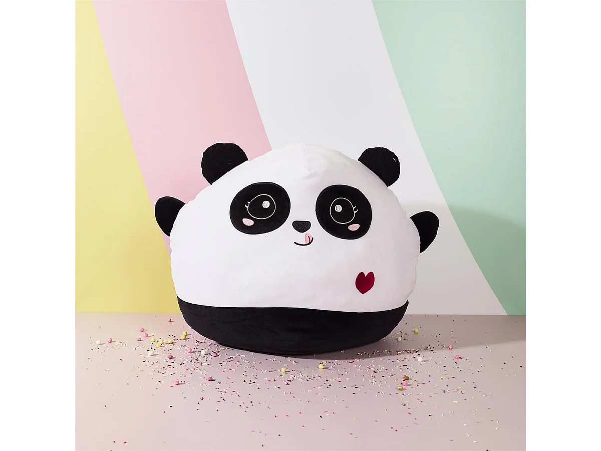 Peluche panda kawaii en polyester (H42 cm)