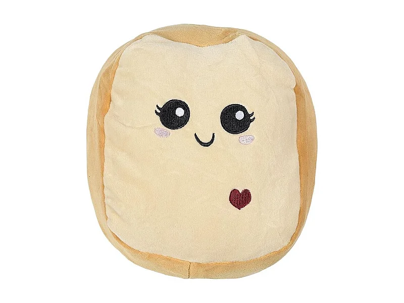 Peluche brioche kawaii en polyester (H20 cm)