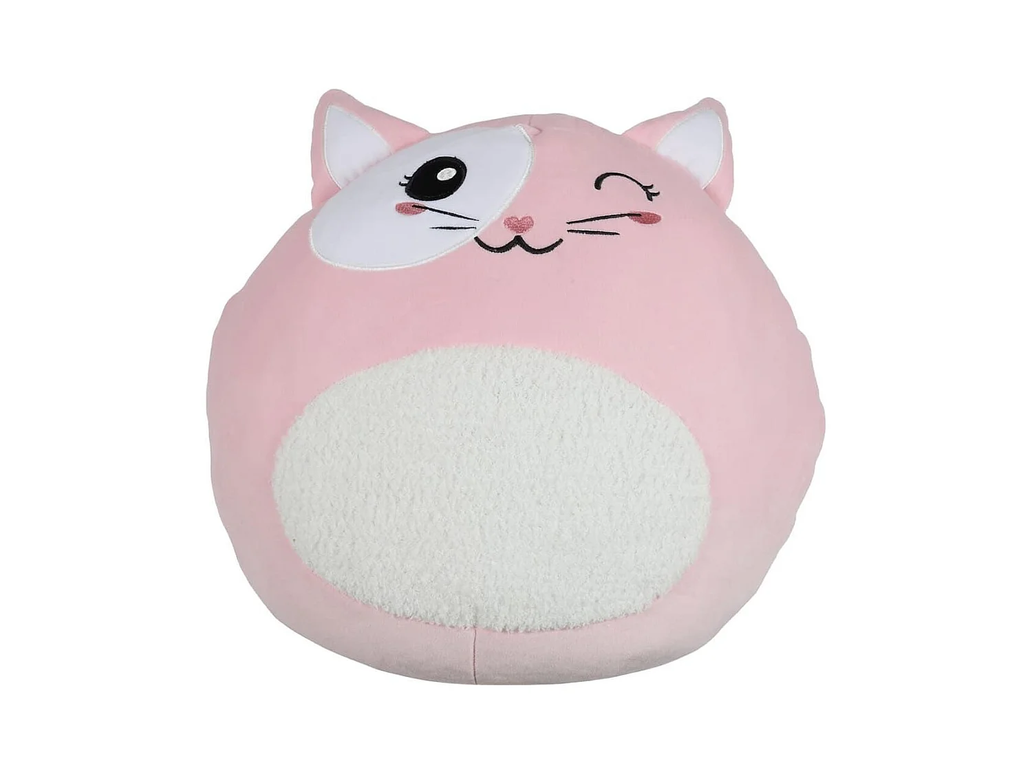 Peluche chat kawaii en polyester (H42 cm)