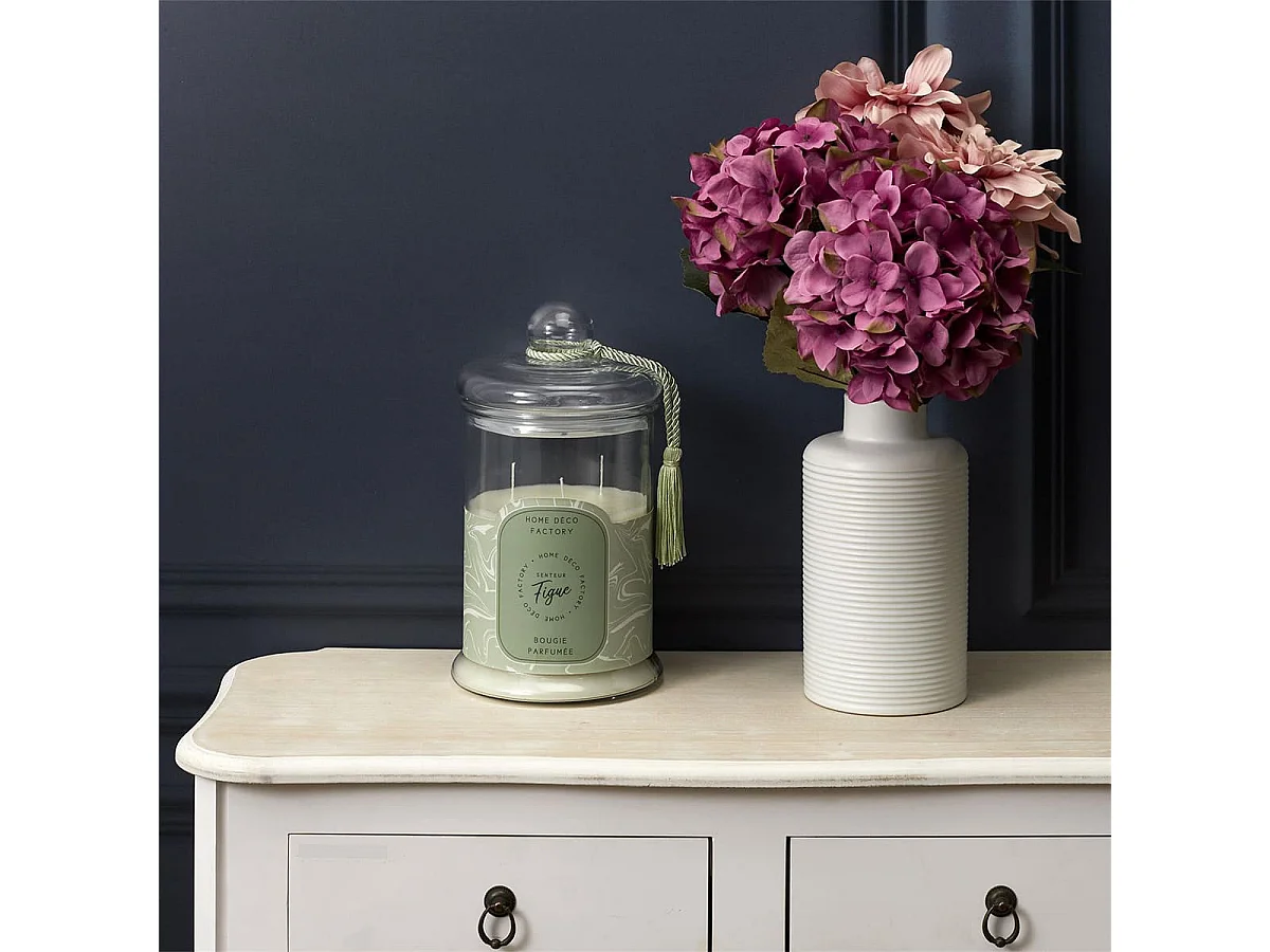 Bougie Bonbonnière Parfumée Senteur Figue H29cm - TAGADA