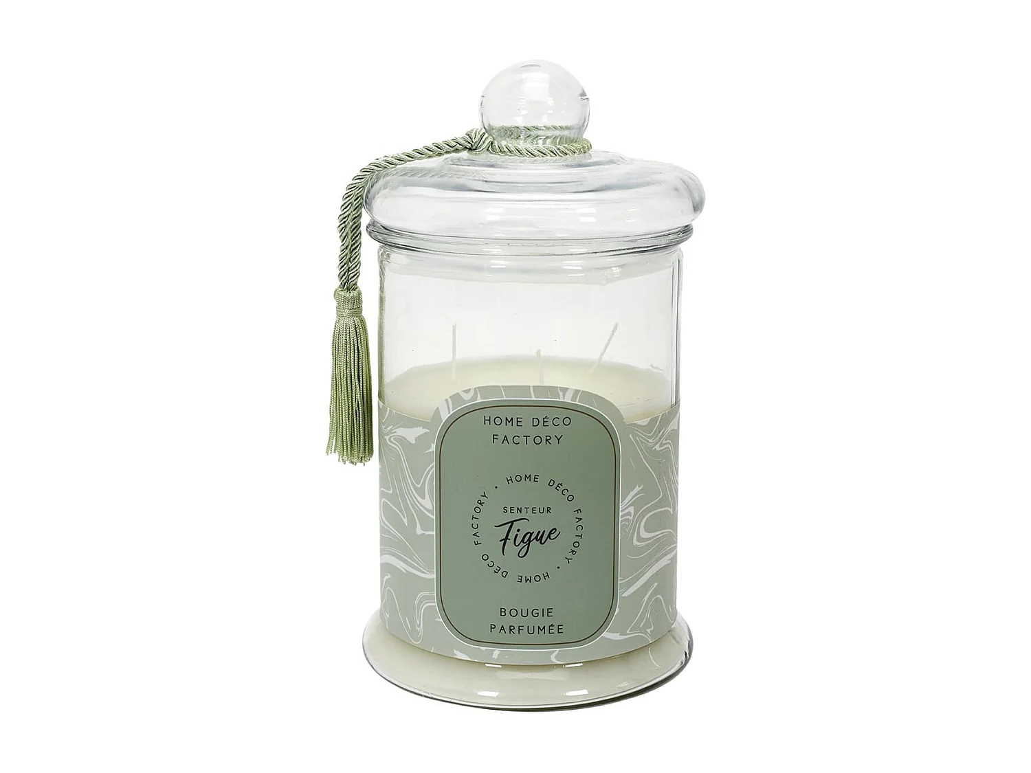 Bougie Bonbonnière Parfumée Senteur Figue H29cm - TAGADA