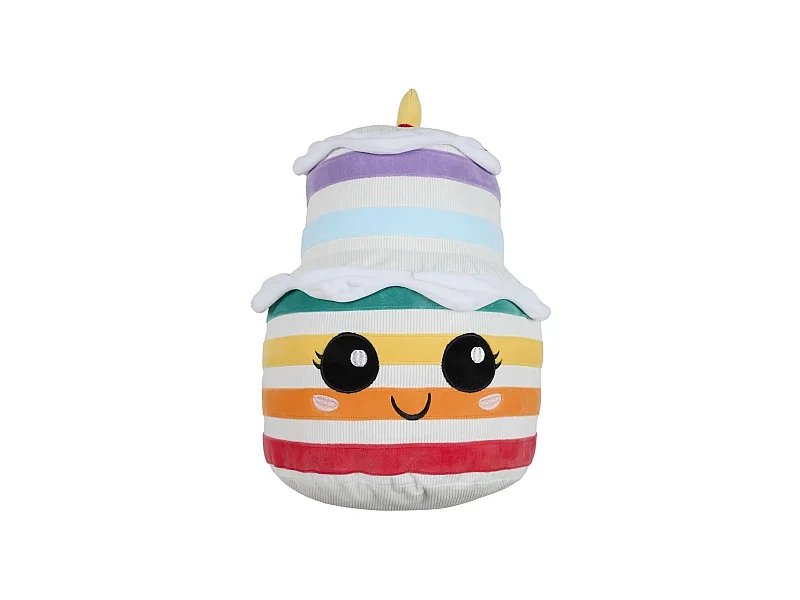 Peluche Rainbow cake kawaii en polyester (H42 cm)