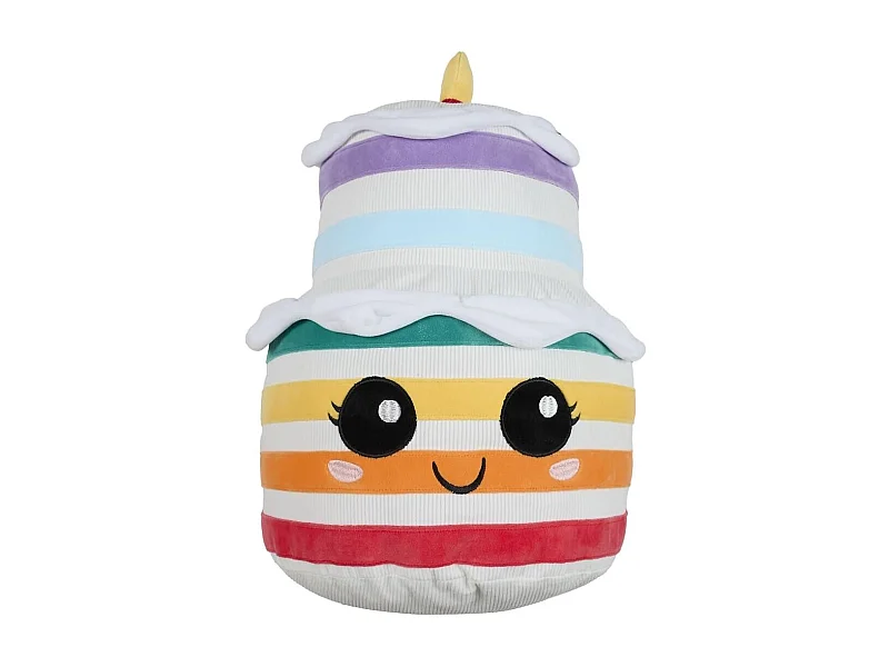 Peluche Rainbow cake kawaii en polyester (H42 cm)