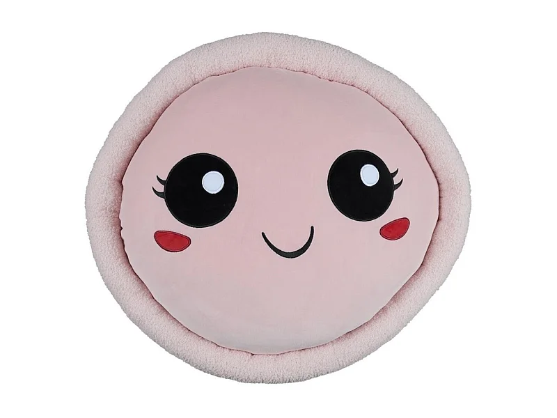 Peluche macaron kawaii en polyester (Ø70 cm)
