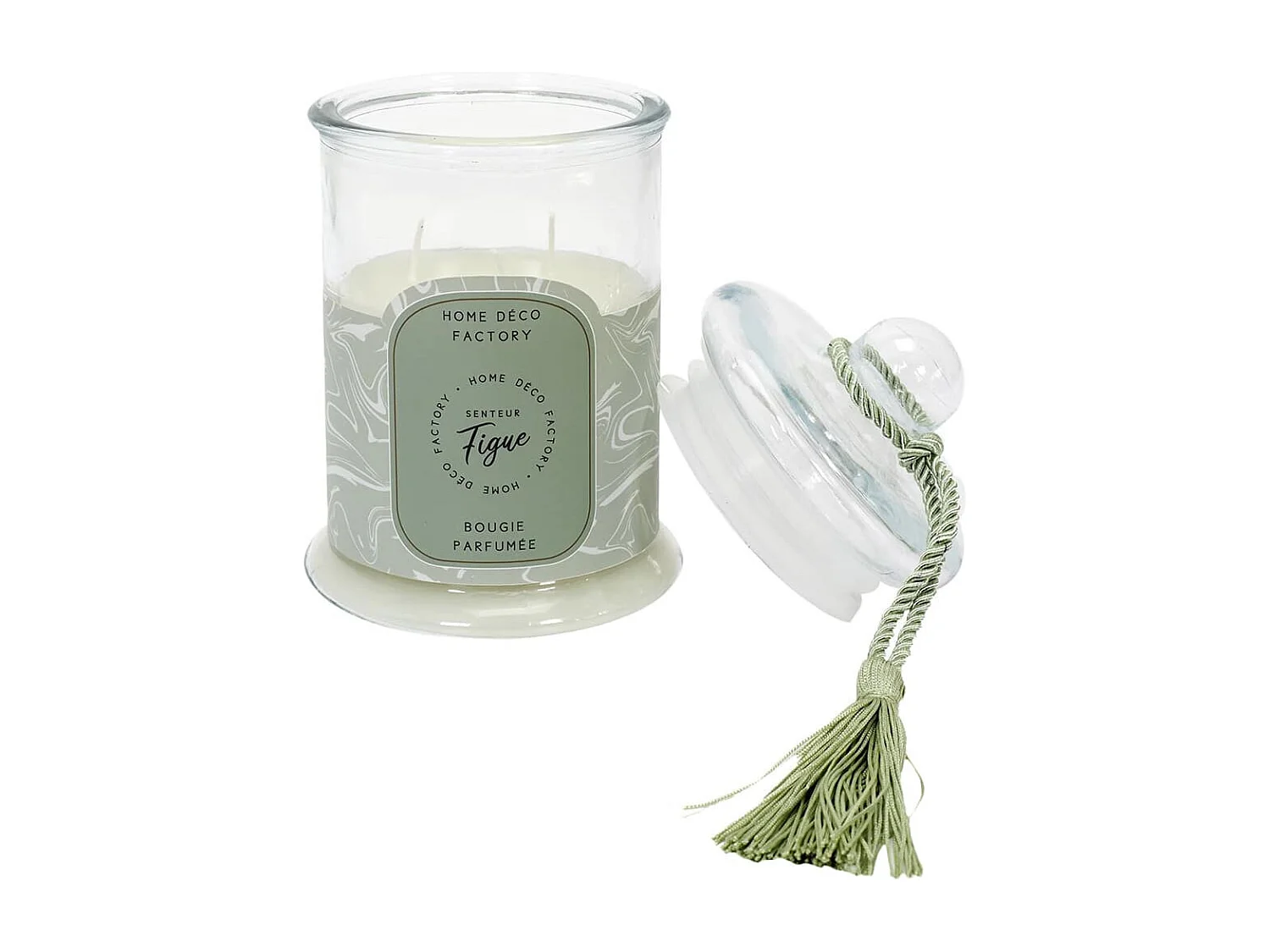 Bougie Bonbonnière Parfumée Senteur Figue H23,5cm - TAGADA