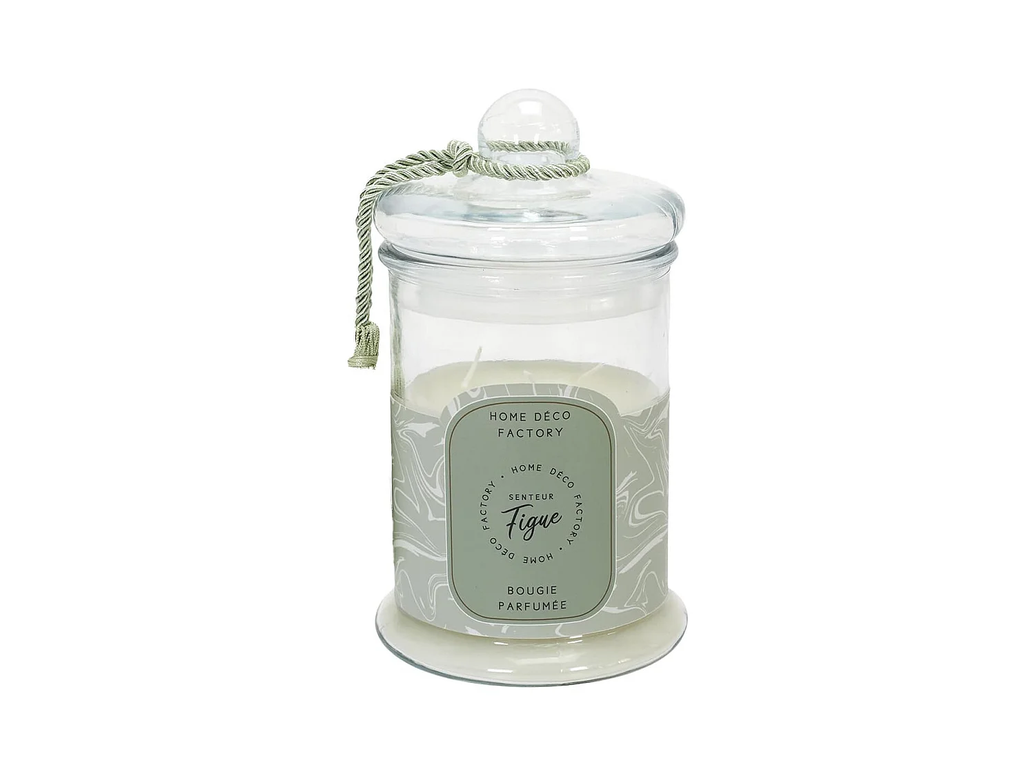 Bougie Bonbonnière Parfumée Senteur Figue H23,5cm