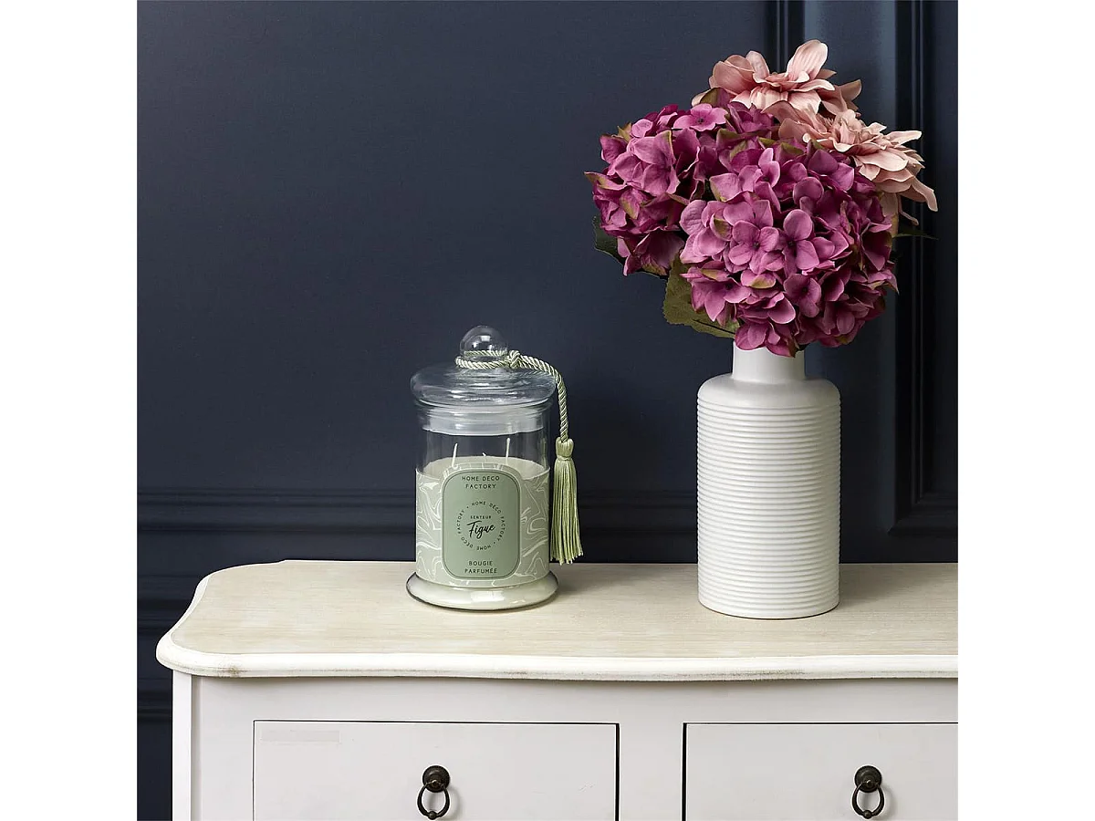 Bougie Bonbonnière Parfumée Senteur Figue H23,5cm - TAGADA