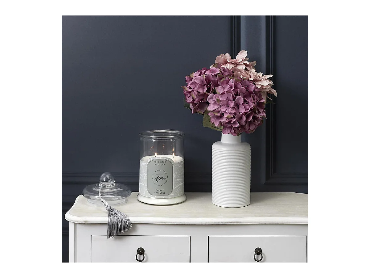 Bougie Bonbonnière Parfumée Senteur Coton H29cm - TAGADA