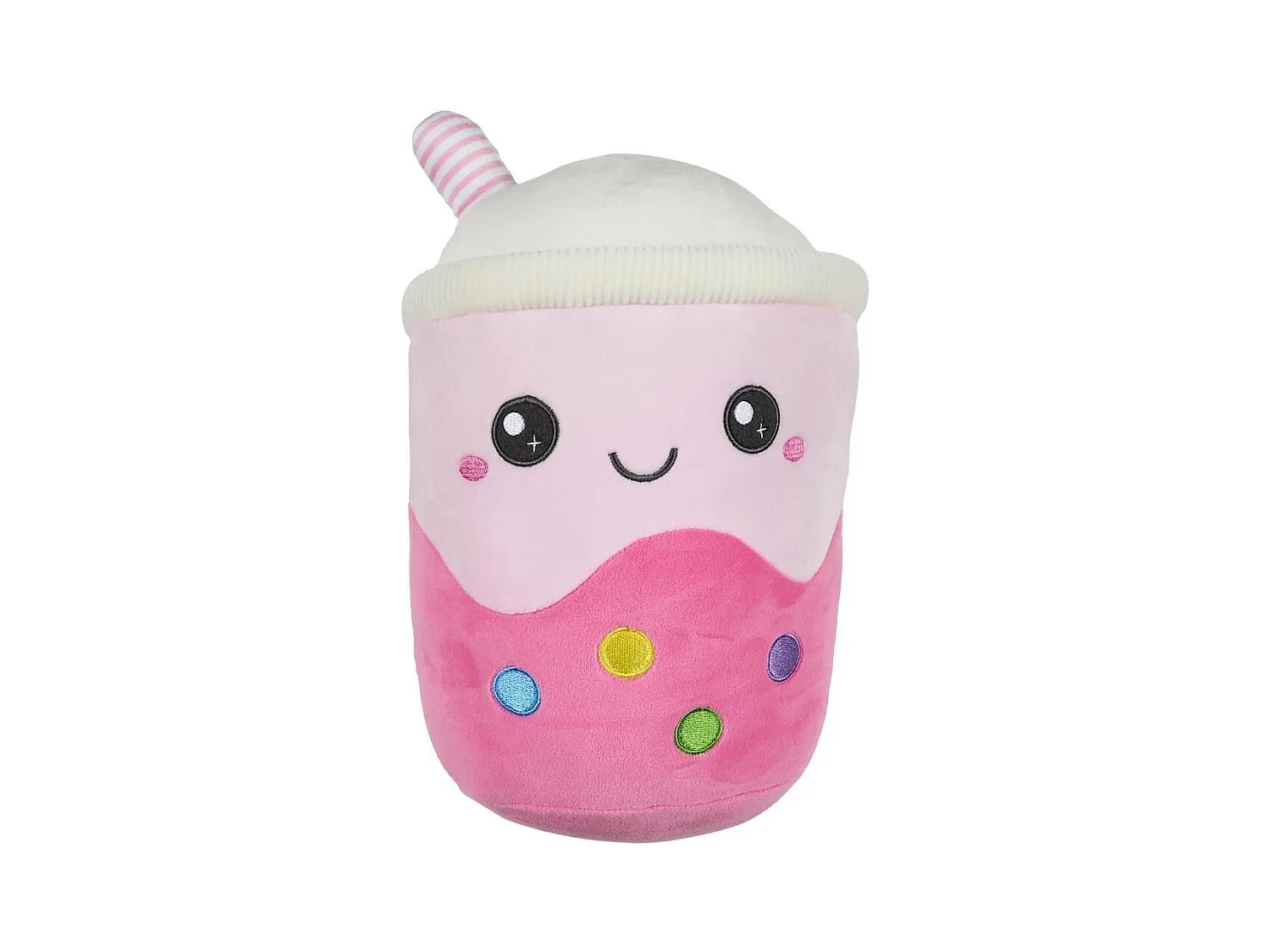 Peluche bubble tea kawaii en polyester (H29 cm)