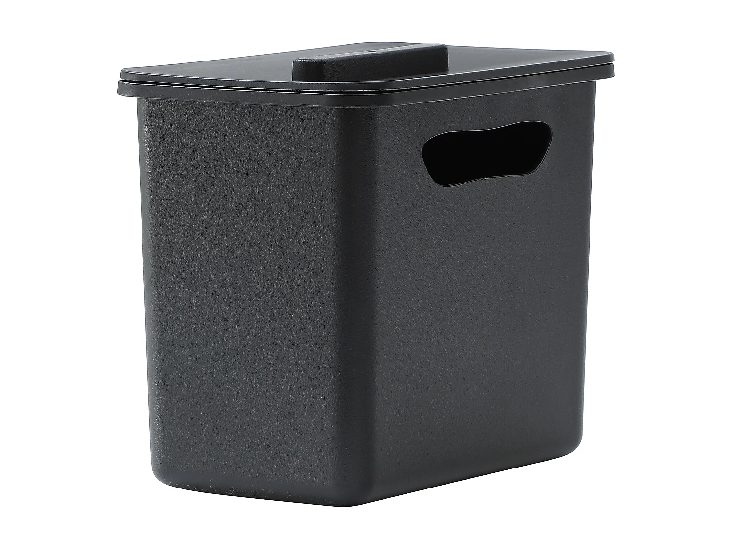 Poubelle de tri sélectif anti traces 63L en inox - 3 bacs - ZAMILO