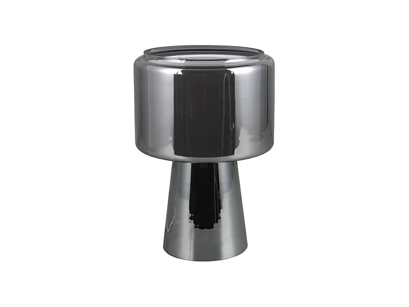 Lampe de table verre et tissu Rocka