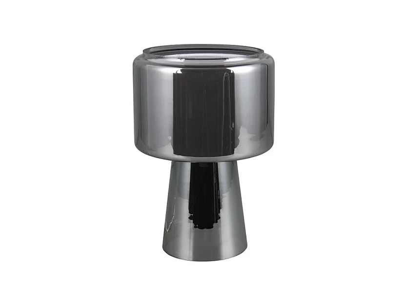 Lampe de table verre et tissu Rocka