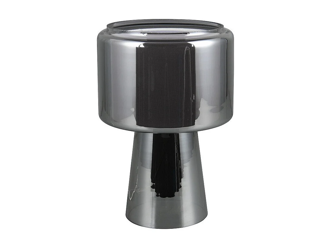 Lampe de table verre et tissu Rocka