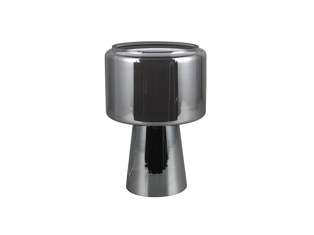 Lampe de table verre et tissu Rocka
