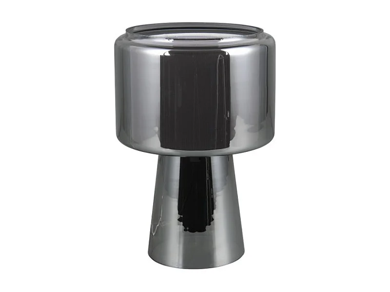 Lampe de table verre et tissu Rocka