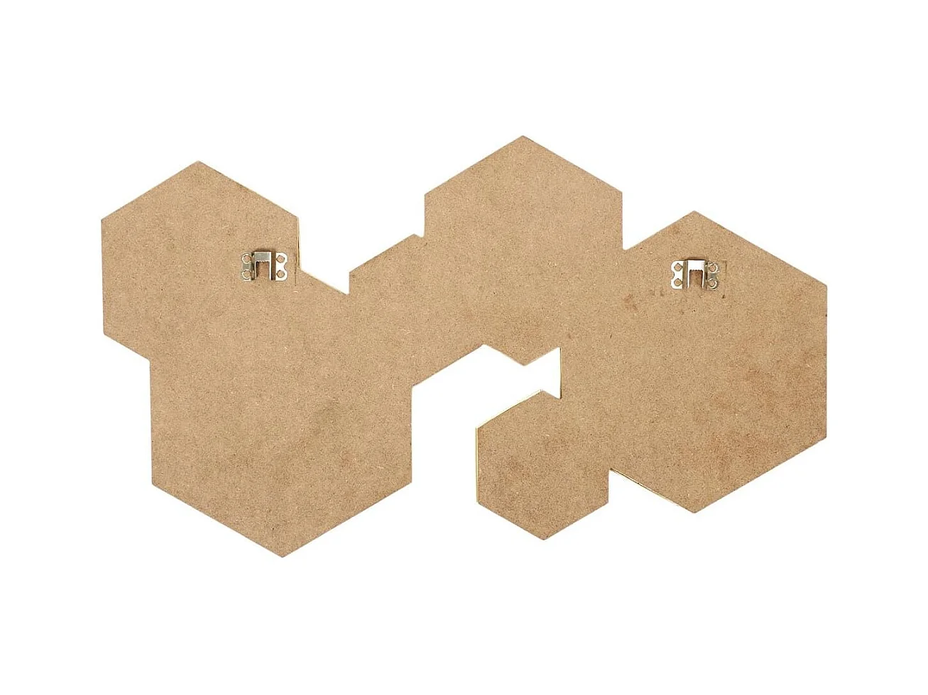 Miroir Hexagonal Doré Décoratif - KERIS