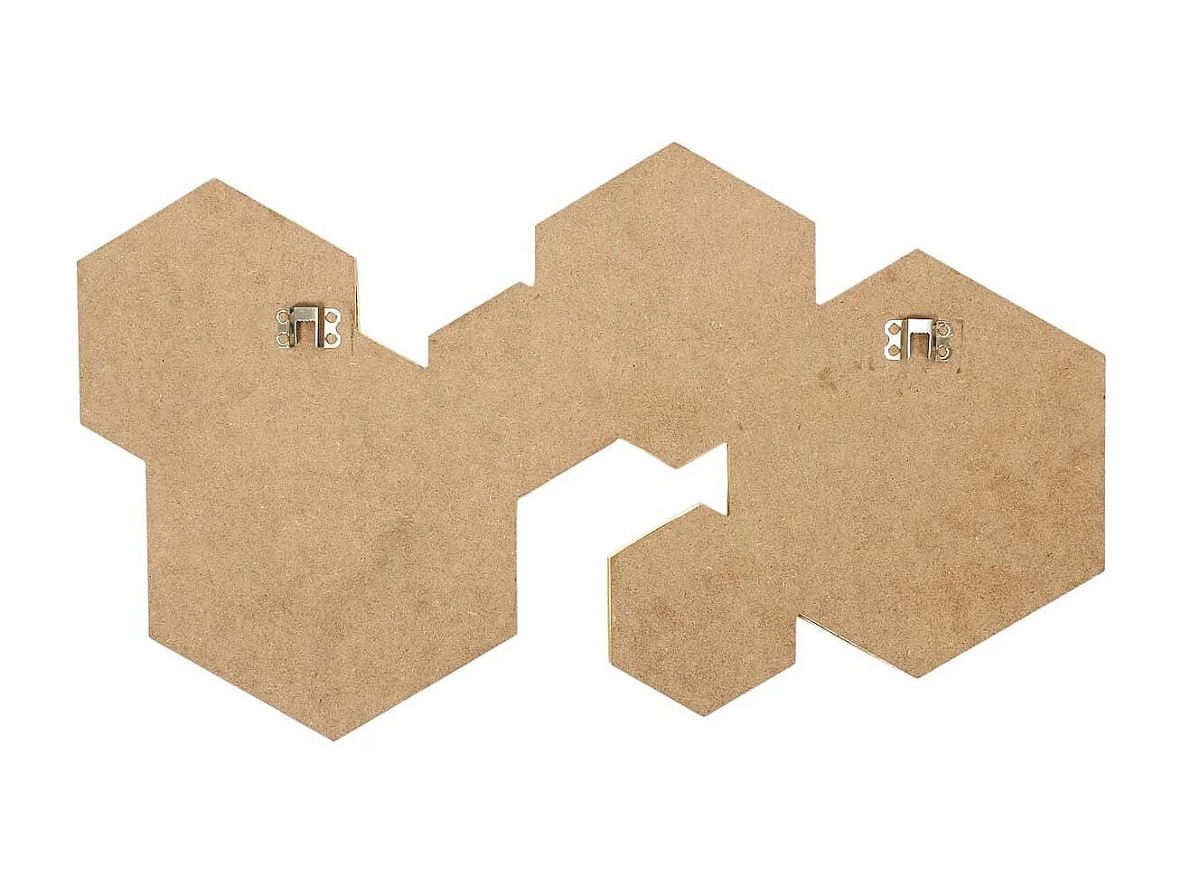 Miroir Hexagonal Doré Décoratif - KERIS