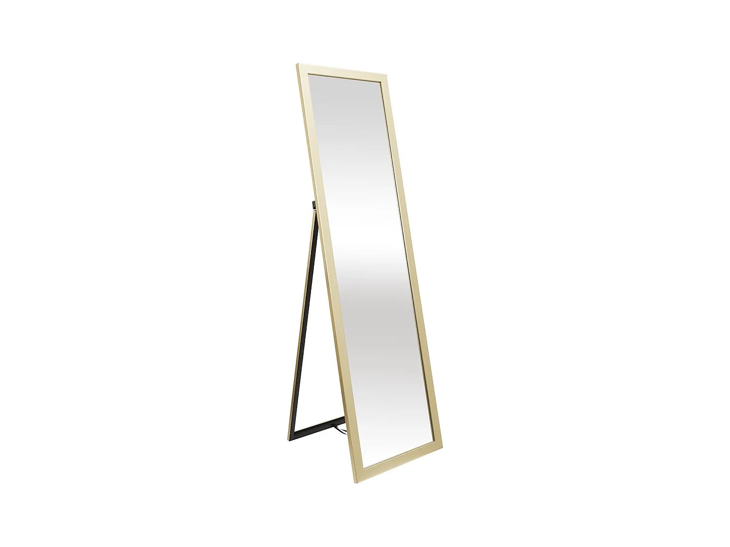 Miroir sur Pied Doré 124 cm